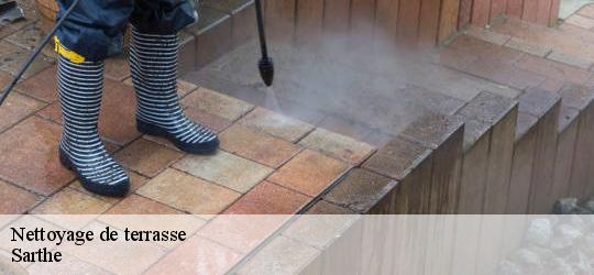 Nettoyage de terrasse 72 Sarthe Artisan Dubois nettoyage