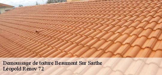 Demoussage de toiture  beaumont-sur-sarthe-72170 Léopold Rénov 72