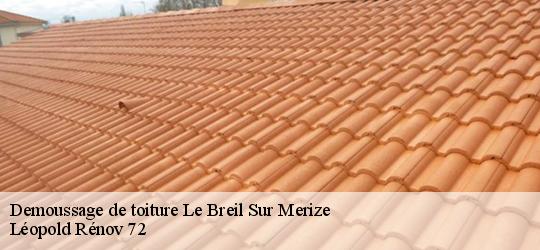 Demoussage de toiture  le-breil-sur-merize-72370 Léopold Rénov 72
