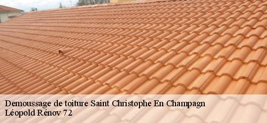Demoussage de toiture saint-christophe-en-champagn-72540 Léopold Rénov 72