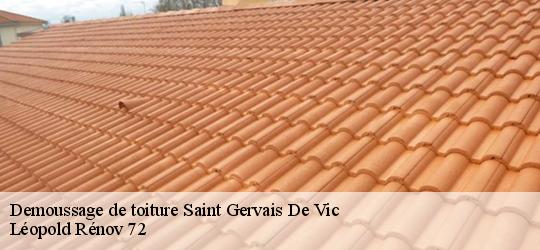 Demoussage de toiture  saint-gervais-de-vic-72120 Léopold Rénov 72
