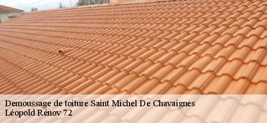 Demoussage de toiture saint-michel-de-chavaignes-72440 Léopold Rénov 72