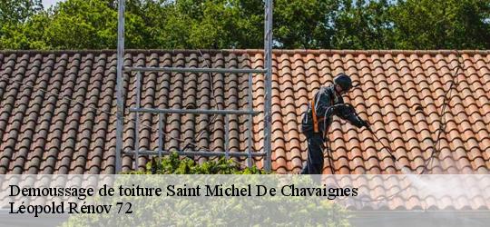 Demoussage de toiture  saint-michel-de-chavaignes-72440 Léopold Rénov 72