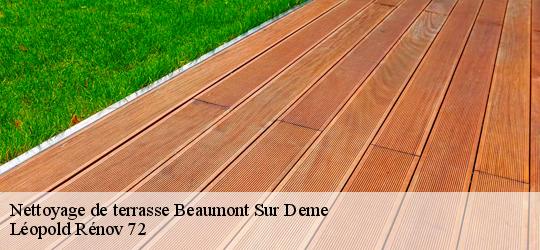 Nettoyage de terrasse  beaumont-sur-deme-72340 Léopold Rénov 72