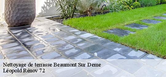 Nettoyage de terrasse  beaumont-sur-deme-72340 Léopold Rénov 72