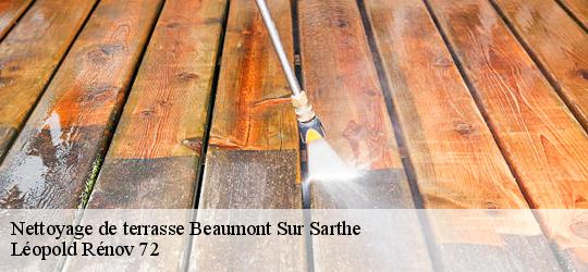 Nettoyage de terrasse  beaumont-sur-sarthe-72170 Léopold Rénov 72