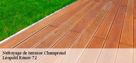Nettoyage de terrasse champrond-72320 Léopold Rénov 72