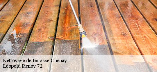 Nettoyage de terrasse chenay-72610 Léopold Rénov 72