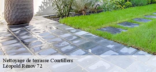 Nettoyage de terrasse  courtillers-72300 Léopold Rénov 72