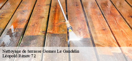 Nettoyage de terrasse  gesnes-le-gandelin-72130 Léopold Rénov 72