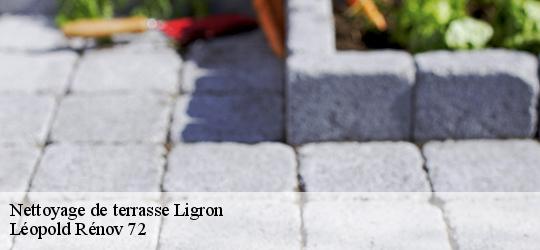 Nettoyage de terrasse  ligron-72270 Léopold Rénov 72