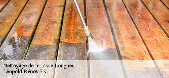 Nettoyage de terrasse  longnes-72540 Léopold Rénov 72