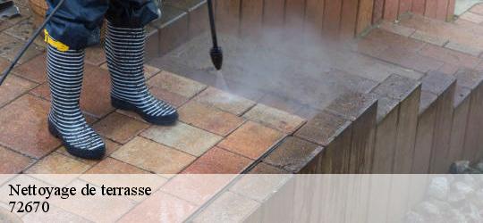 Nettoyage de terrasse louzes-72670 Léopold Rénov 72