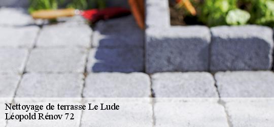Nettoyage de terrasse  le-lude-72800 Léopold Rénov 72