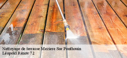 Nettoyage de terrasse  meziere-sur-ponthouin-72290 Léopold Rénov 72