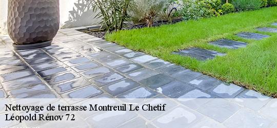 Nettoyage de terrasse  montreuil-le-chetif-72130 Léopold Rénov 72