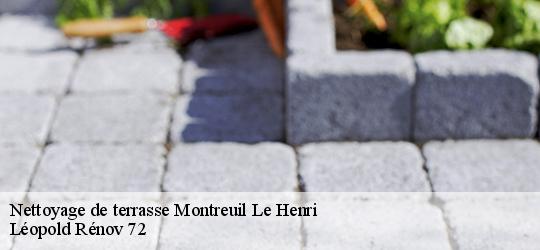 Nettoyage de terrasse  montreuil-le-henri-72150 Léopold Rénov 72