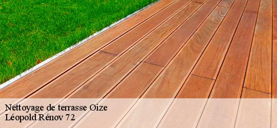 Nettoyage de terrasse oize-72330 Léopold Rénov 72