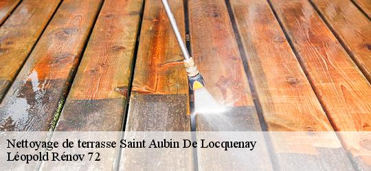 Nettoyage de terrasse  saint-aubin-de-locquenay-72130 Léopold Rénov 72