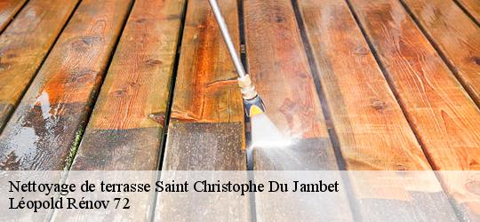 Nettoyage de terrasse  saint-christophe-du-jambet-72170 Léopold Rénov 72