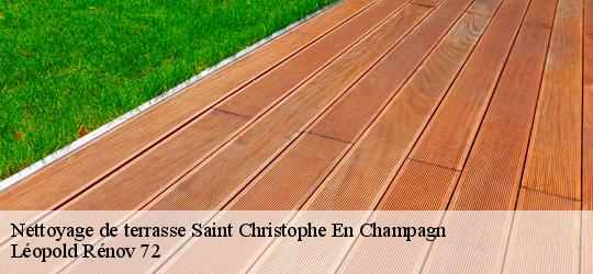 Nettoyage de terrasse  saint-christophe-en-champagn-72540 Léopold Rénov 72