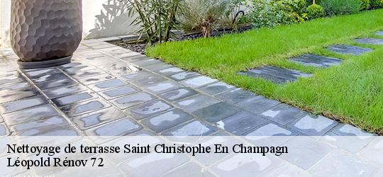 Nettoyage de terrasse saint-christophe-en-champagn-72540 Léopold Rénov 72