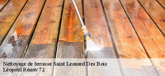Nettoyage de terrasse saint-leonard-des-bois-72590 Léopold Rénov 72