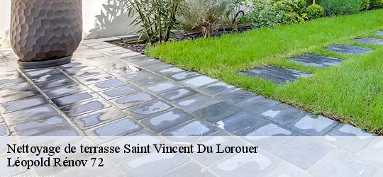 Nettoyage de terrasse  saint-vincent-du-lorouer-72150 Léopold Rénov 72