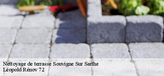 Nettoyage de terrasse souvigne-sur-sarthe-72300 Léopold Rénov 72