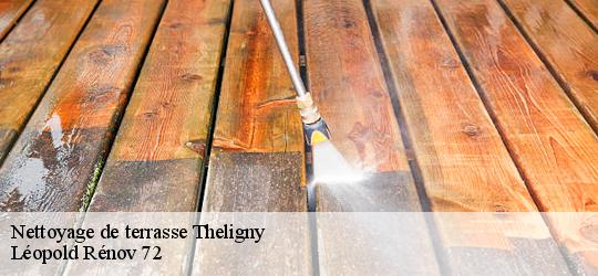 Nettoyage de terrasse  theligny-72320 Léopold Rénov 72