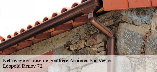 Nettoyage et pose de gouttière asnieres-sur-vegre-72430 Léopold Rénov 72