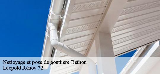 Nettoyage et pose de gouttière  bethon-72610 Léopold Rénov 72