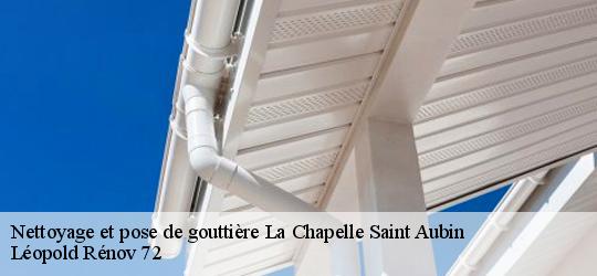 Nettoyage et pose de gouttière la-chapelle-saint-aubin-72650 Léopold Rénov 72
