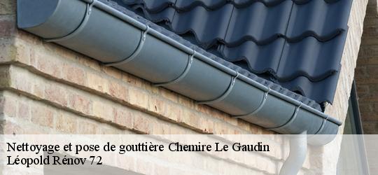 Nettoyage et pose de gouttière chemire-le-gaudin-72210 Léopold Rénov 72