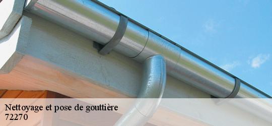 Nettoyage et pose de gouttière courcelles-la-foret-72270 Léopold Rénov 72
