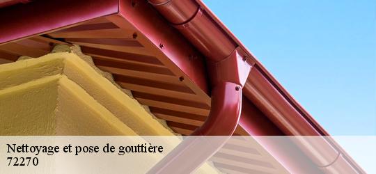 Nettoyage et pose de gouttière courcelles-la-foret-72270 Léopold Rénov 72