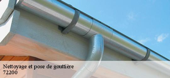 Nettoyage et pose de gouttière  cre-72200 Léopold Rénov 72