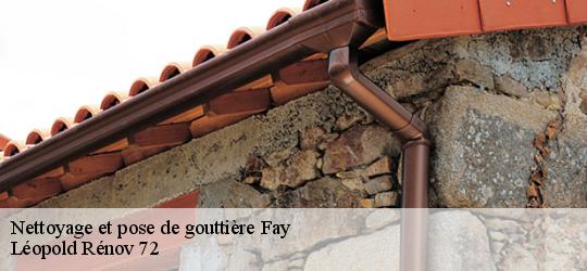 Nettoyage et pose de gouttière  fay-72550 Léopold Rénov 72