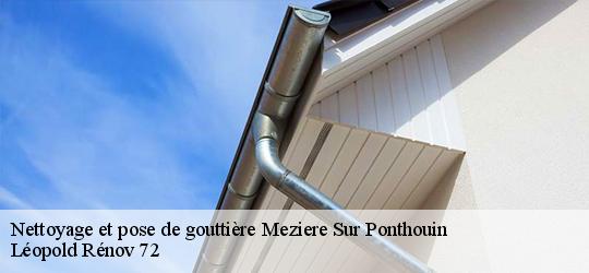 Nettoyage et pose de gouttière  meziere-sur-ponthouin-72290 Léopold Rénov 72