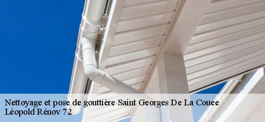 Nettoyage et pose de gouttière saint-georges-de-la-couee-72150 Léopold Rénov 72