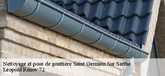 Nettoyage et pose de gouttière saint-germain-sur-sarthe-72130 Léopold Rénov 72