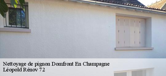 Nettoyage de pignon domfront-en-champagne-72240 Léopold Rénov 72