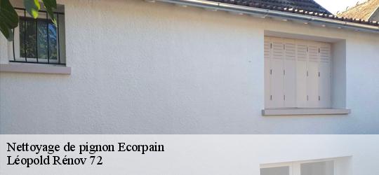 Nettoyage de pignon  ecorpain-72120 Léopold Rénov 72