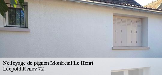 Nettoyage de pignon  montreuil-le-henri-72150 Léopold Rénov 72