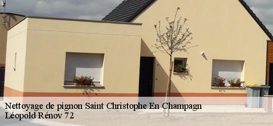 Nettoyage de pignon  saint-christophe-en-champagn-72540 Léopold Rénov 72