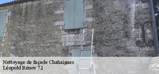 Nettoyage de façade chahaignes-72340 Léopold Rénov 72