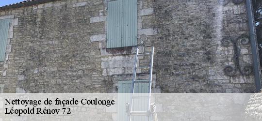 Nettoyage de façade  coulonge-72800 Léopold Rénov 72
