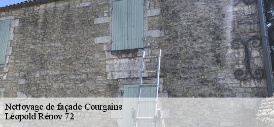 Nettoyage de façade courgains-72260 Léopold Rénov 72
