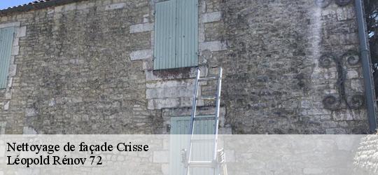 Nettoyage de façade crisse-72140 Léopold Rénov 72