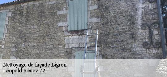 Nettoyage de façade  ligron-72270 Léopold Rénov 72